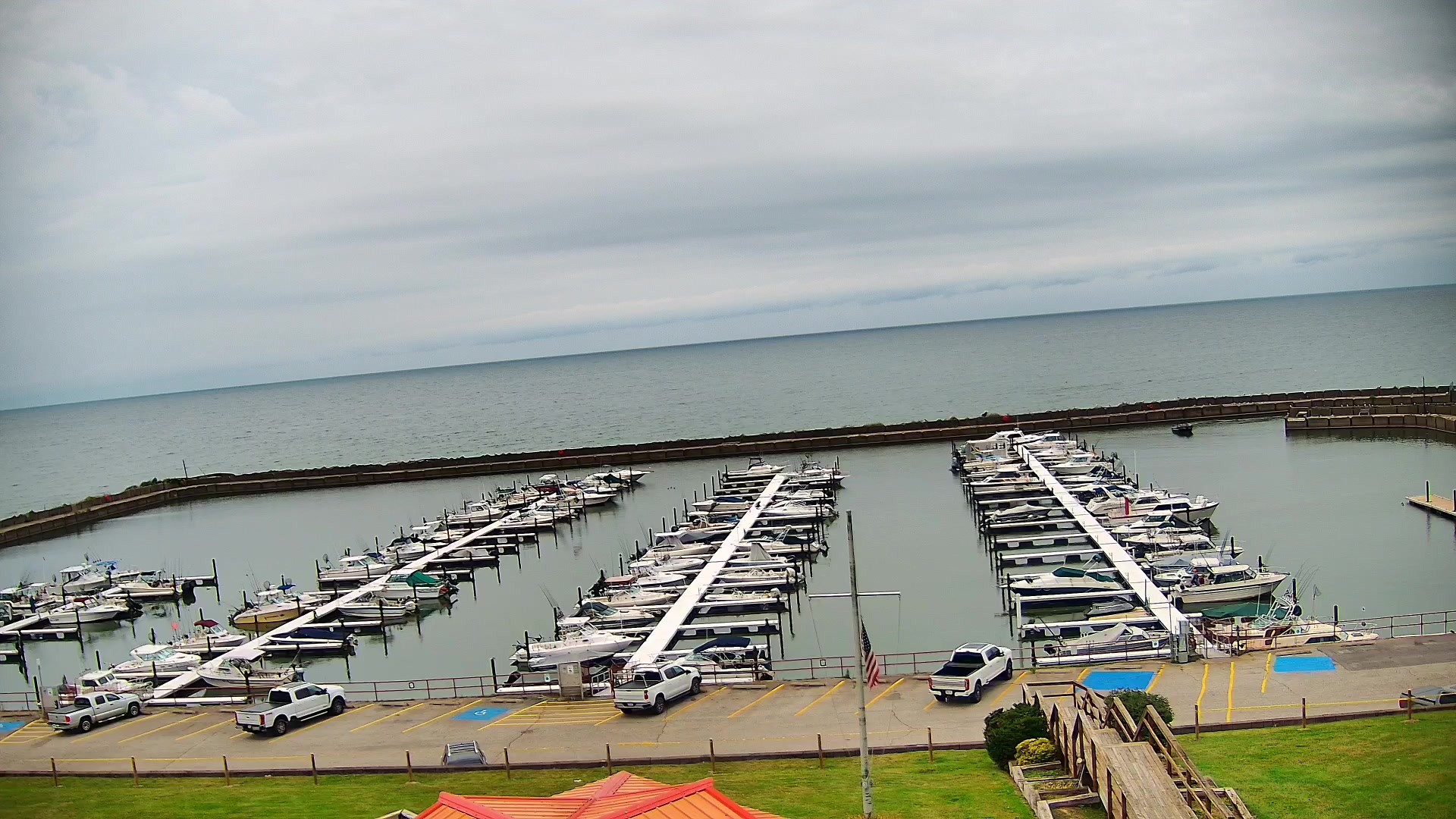 View of the water from the North East Marina camera