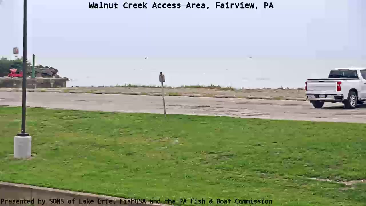 View of the water from the Walnut Creek Access (Fairview) camera